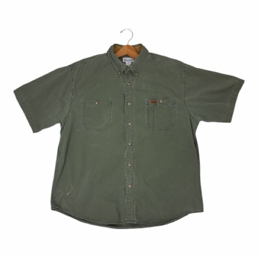 Carhartt Vintage "The Tradesman Shirt" Button Down Shirt XL Moss Green VGC